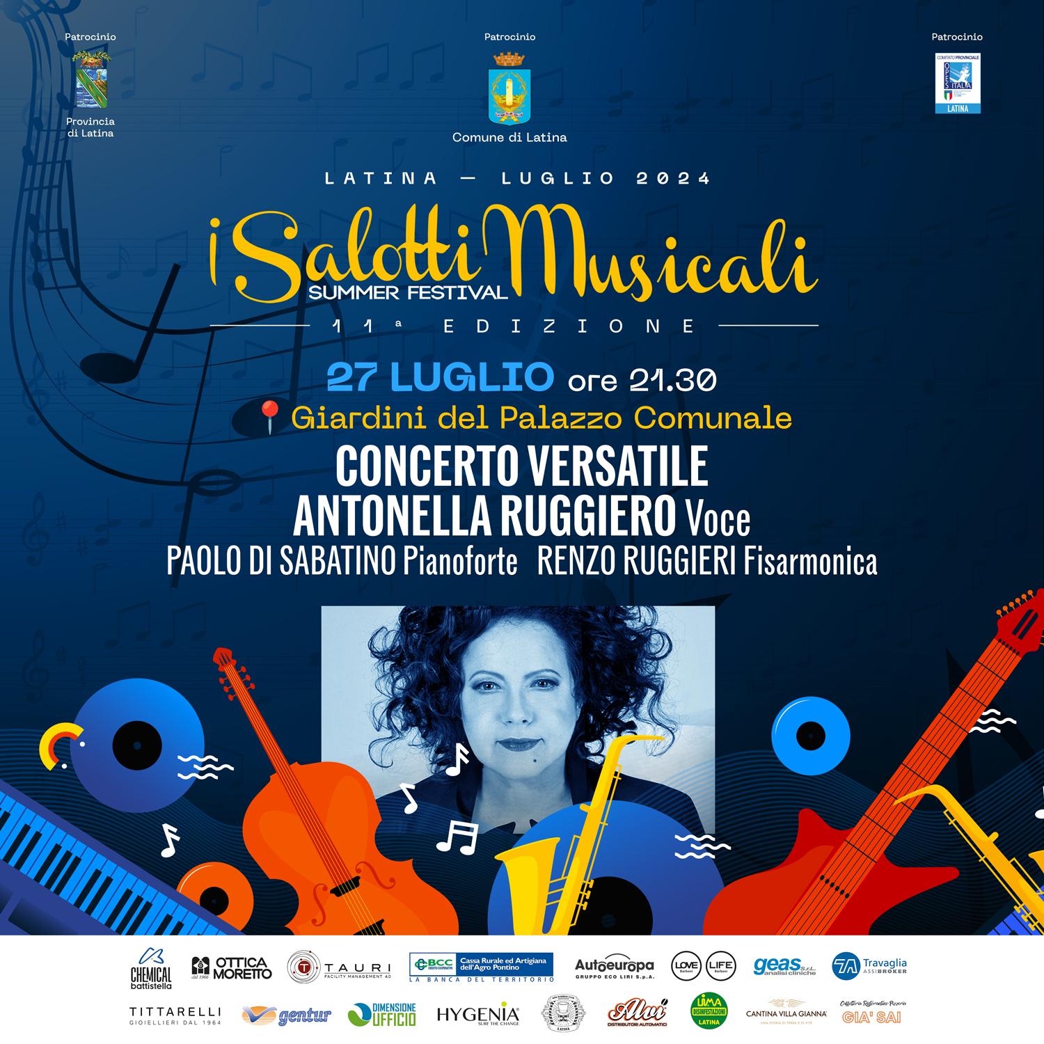 Salotti Musicali Summer Festival chiude con il concerto di Antonella Ruggiero