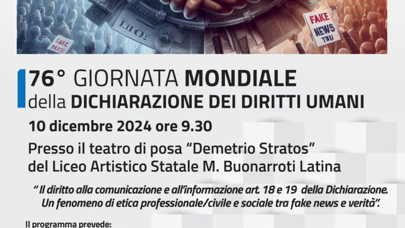 Diritto alla comunicazione e all’informazione nella Giornata Mondiale dei diritti umani