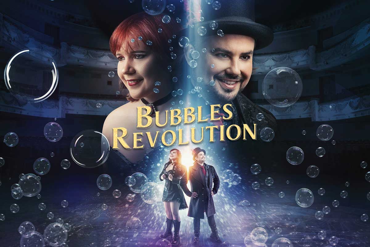 Il più grande show di Bolle di sapone “Bubbles Revolution” al Teatro Europa di Aprilia