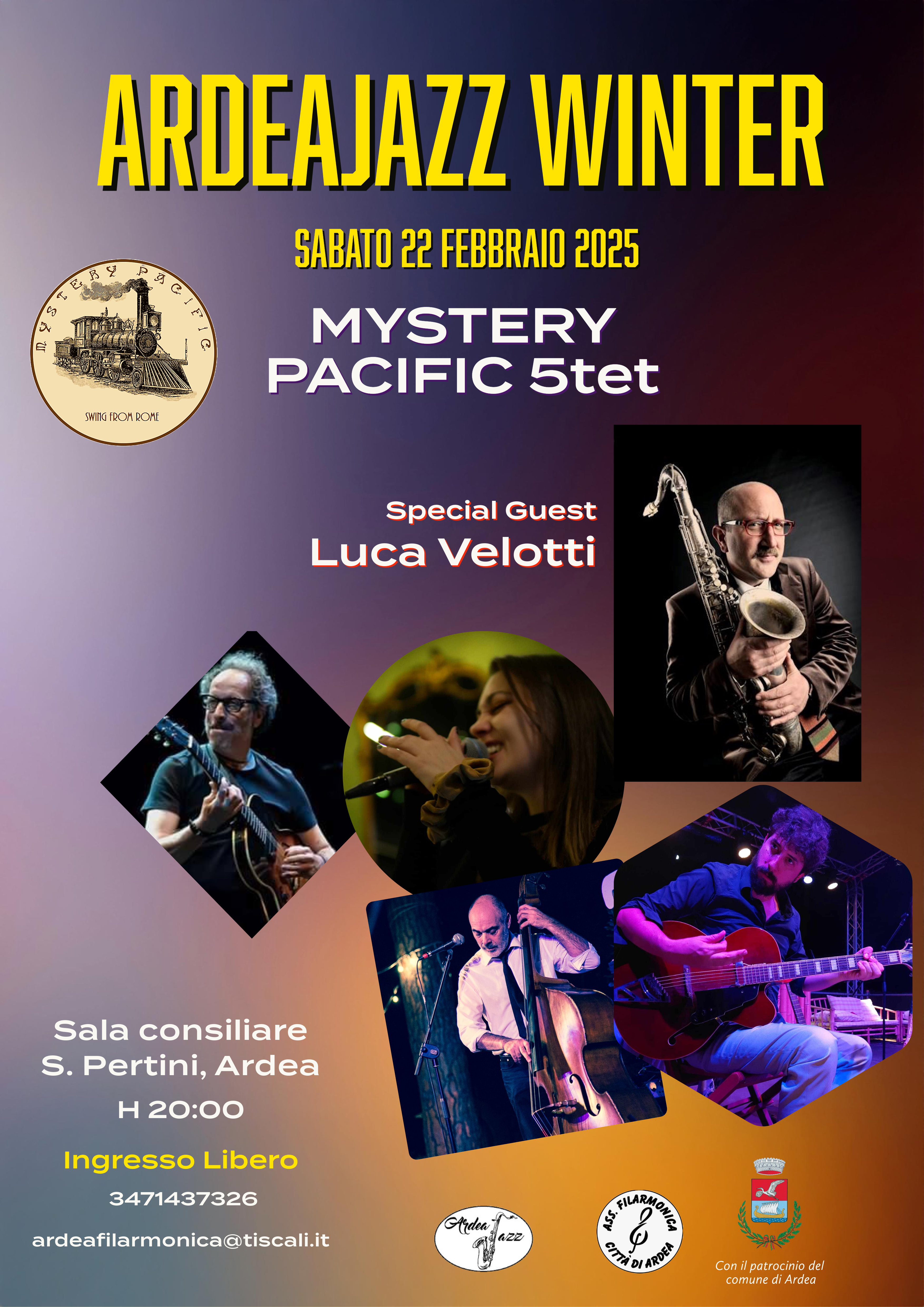 Torna Ardeajazz Winter edizione 2025 con i Mystery Pacific 5 tet